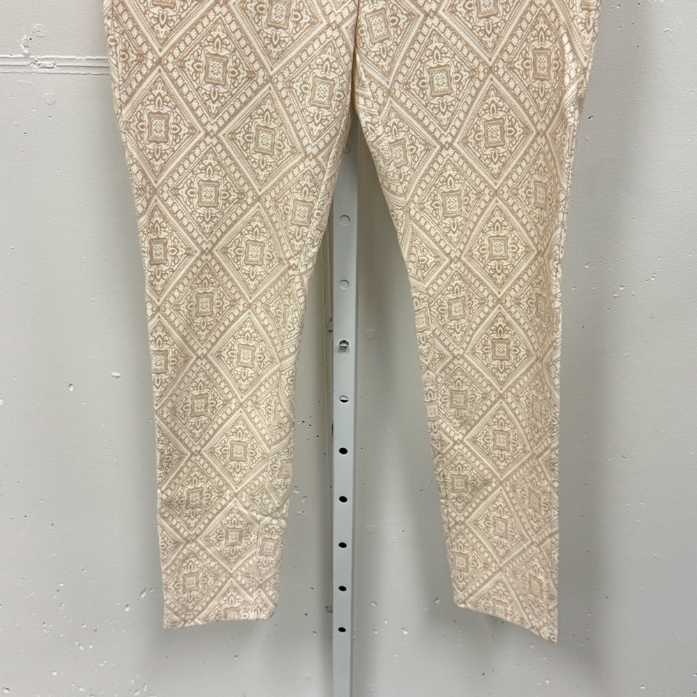 Boutique One 5 One Velour Patterned Pull On Leggings Pants Diamond Print Pull On - Picture 4 of 10